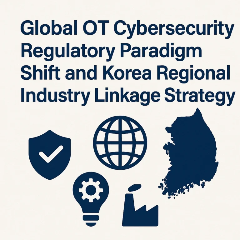 [OT Sec] Global OT Cybersecurity Paradigm Shift and Korea’s Regional Industry Integration Strategy