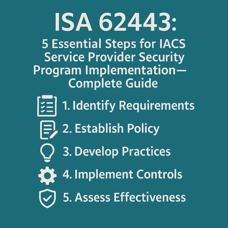 [OT Sec] Selection and Application of Security Levels (SL) for IACS ...