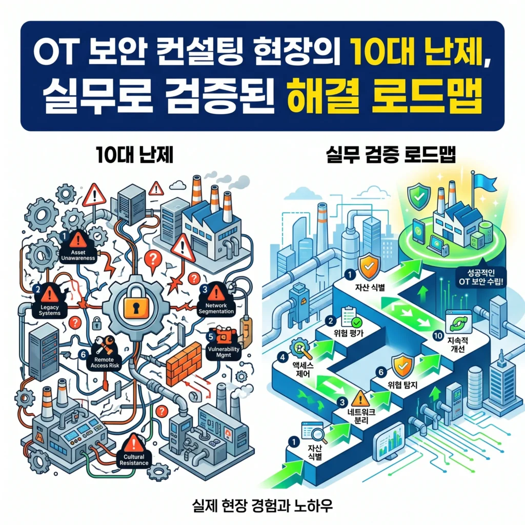 OT 보안 컨설팅 현장의 10대 난제, 실무로 검증된 해결 로드맵