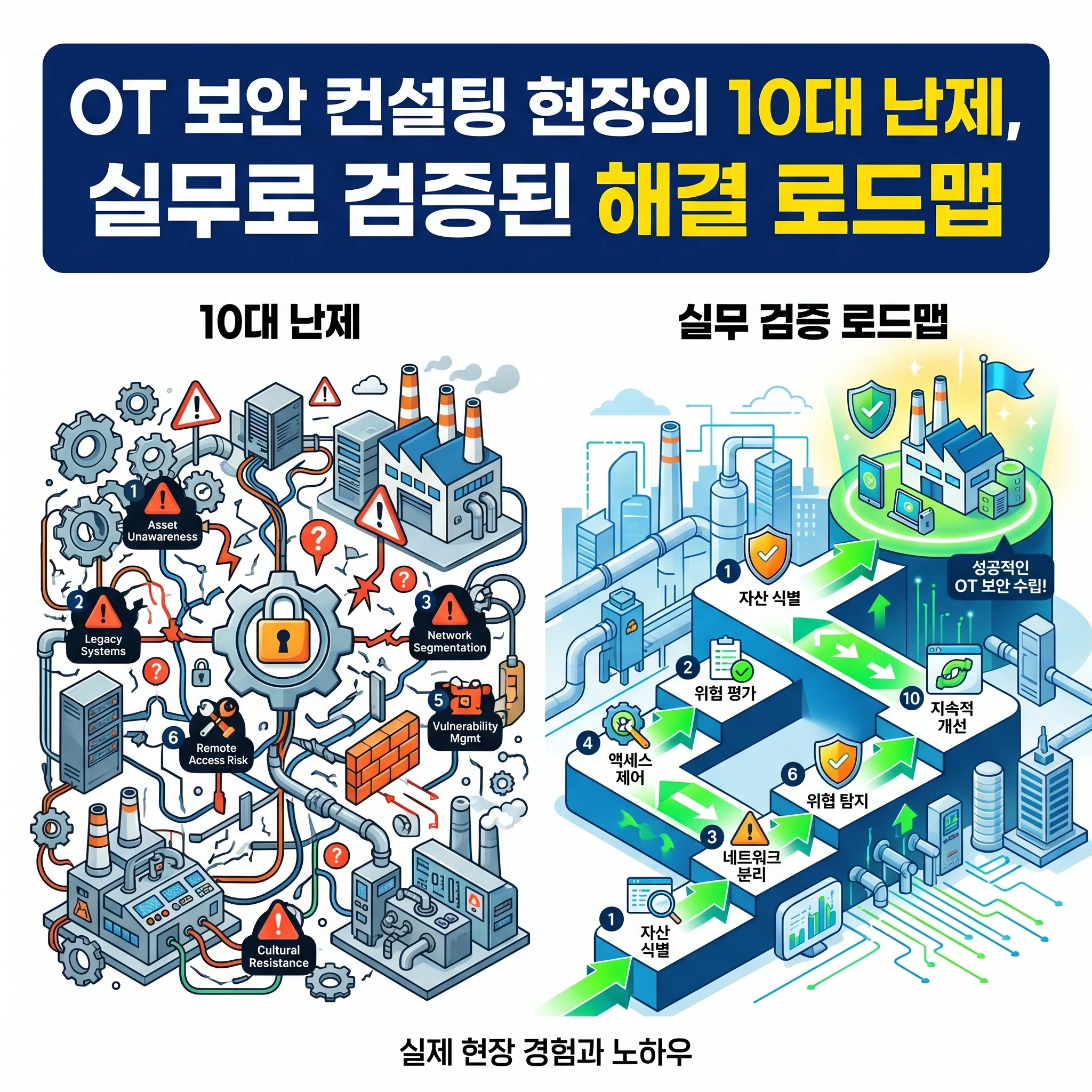 OT 보안 컨설팅 현장의 10대 난제, 실무로 검증된 해결 로드맵